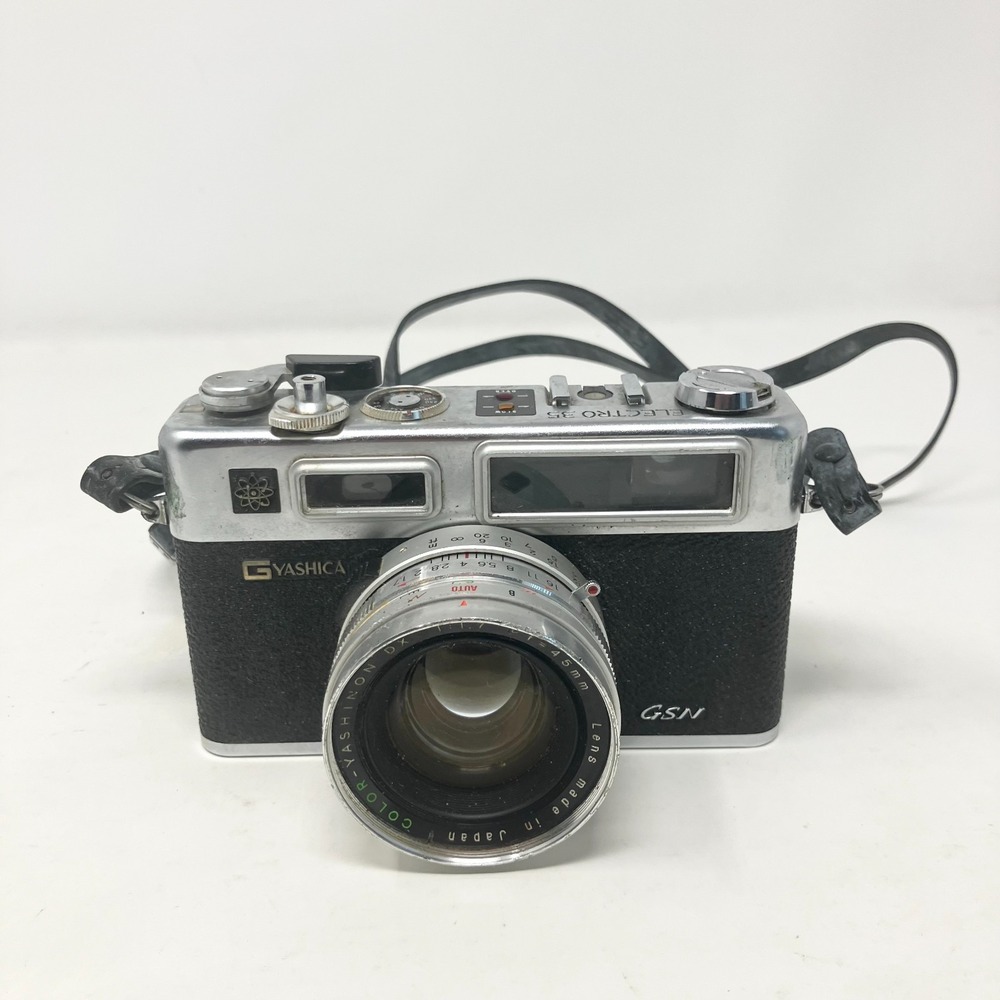 Vintage Yashica GSN Electro 35 Vintage Film Camera For Parts Or Not Working